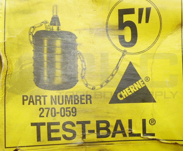 NEW CHERNE 270-059 PNEUMATIC TEST BALL PLUG 5" *READ* - Image 6