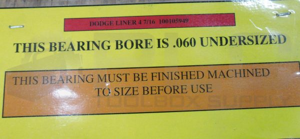 NEW DODGE 4 7/16 LINER ASSEMBLY 133591 100105949 - Image 7