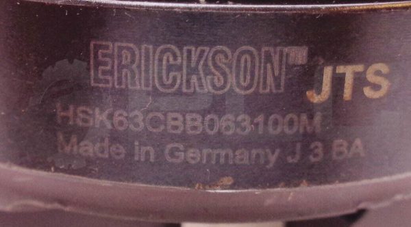 NEW ERICKSON HSK63CBB063100M TOOL HOLDER - Image 6