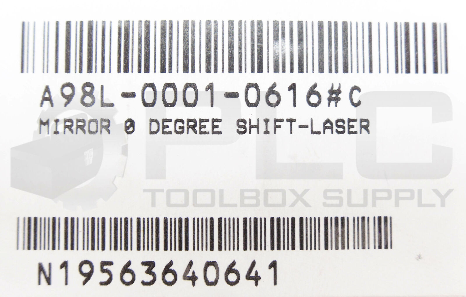 NEW FANUC A98L00010616C MIRROR ZERO SHIFT 2IN. DIA. WAVELENGTH 10.6UM PLC Toolbox Supply