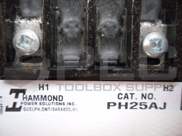 NEW HAMMOND PH25AJ TRANSFORMER 1PH PRIMARY 600VAC SECONDARY 120VAC - Image 3