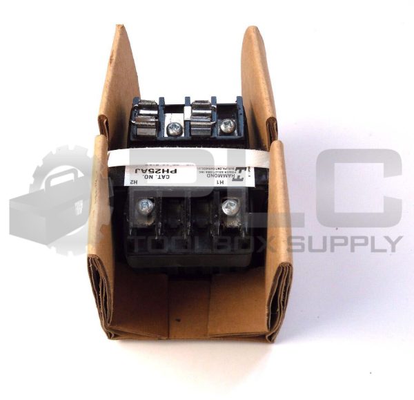 NEW HAMMOND PH25AJ TRANSFORMER 1PH PRIMARY 600VAC SECONDARY 120VAC - Image 4