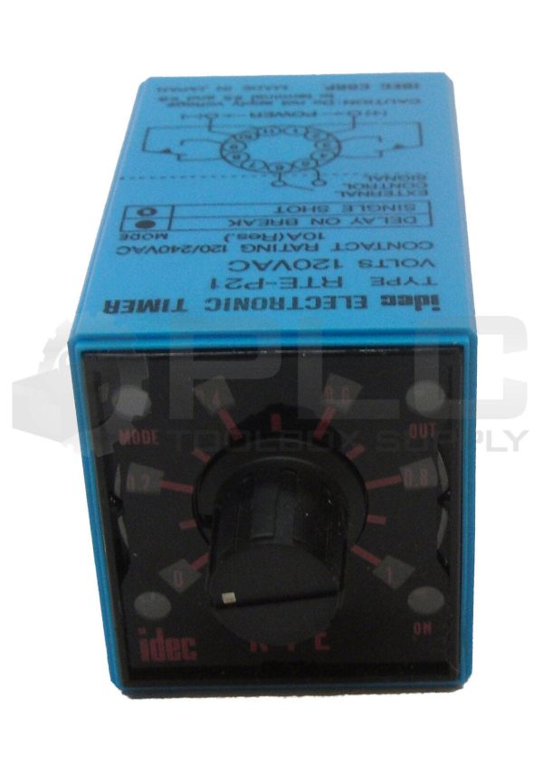 NEW IDEC RTE-P21 ELECTRONIC TIMER 120/240VAC 10A