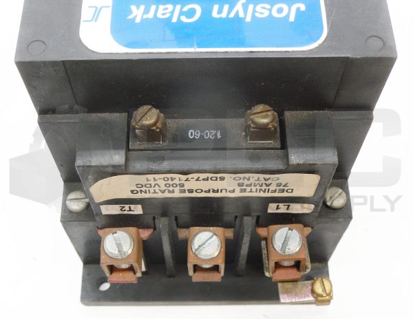NEW JOSLYN CLARK 5DP7-7140-11 DEFINITE PURPOSE CONTACTOR 75A 500VDC - Image 4