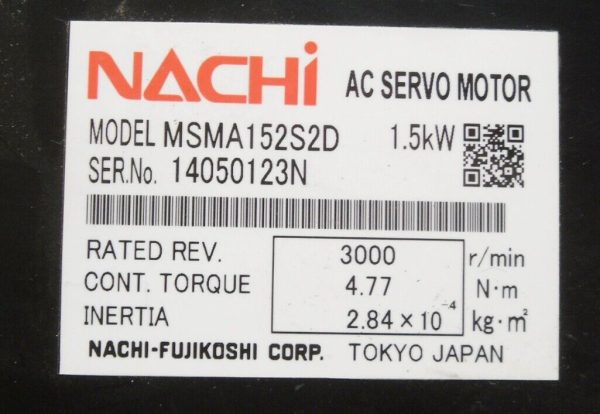 NEW NACHI MSMA152S2D ABSOLUTE ENCODER MOTOR - Image 3