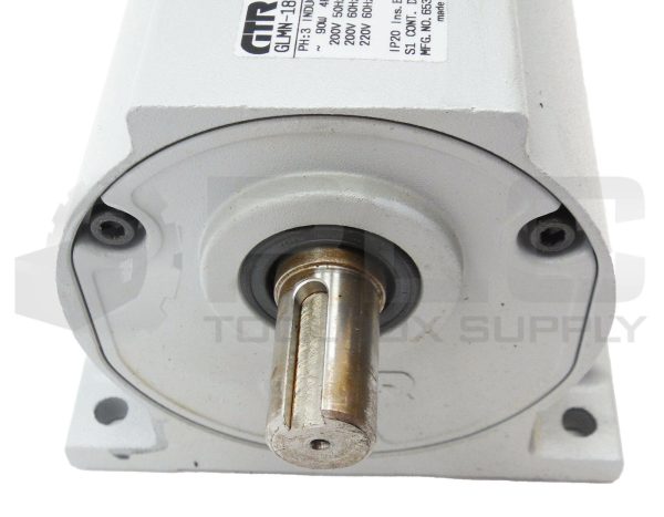 NEW NISSEI CORP. GLMN-18-60-T90C 3 PHASE INDUCTION MOTOR 90W 4P RATIO-60:1 - Image 3
