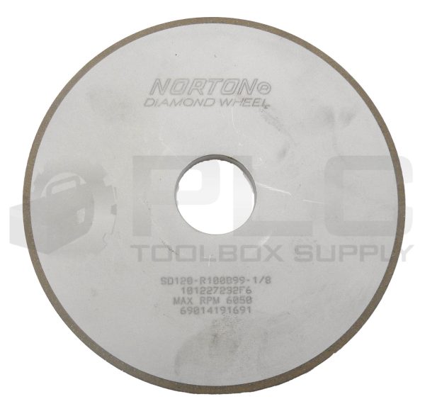 NEW NORTON SD120-R100B99-1/8 DIAMOND WHEEL SURFACE GRINDING WHEEL - Image 3