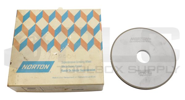 NEW NORTON SD120-R100B99-1/8 DIAMOND WHEEL SURFACE GRINDING WHEEL