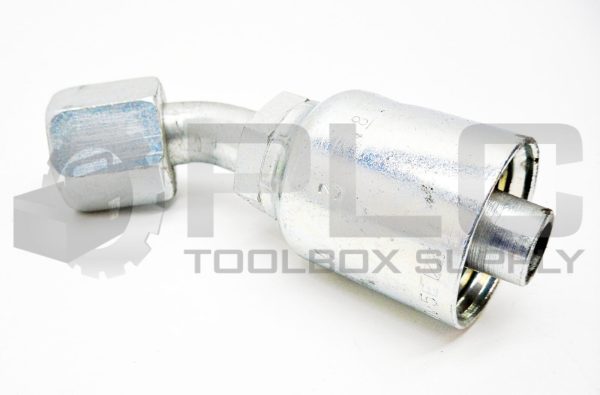 NEW PARKER 1L743-8-8 1/2" HOSE X 1/2" FEMALE 45 DEG SWIVEL