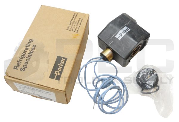NEW PARKER A4A0S REFRIGERATION PRESSURE REGULATOR W/ 205209 120V COIL *READ* - Image 5