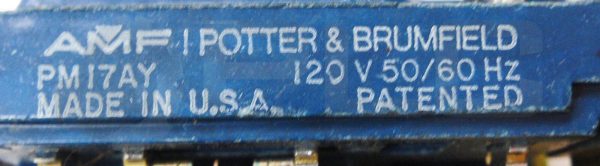 NEW POTTER & BRUMFIELD PM17AY RELAY 120V 50/60HZ - Image 6