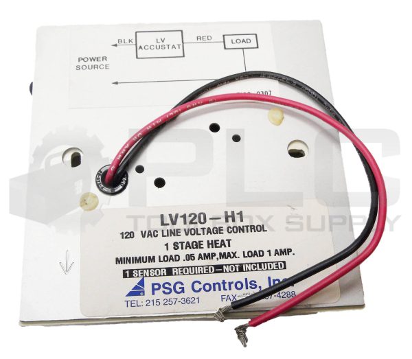 NEW PSG CONTROLS LV120-H1 LINE VOLTAGE CONTROL 120VAC 0.5-1A 1 HEAT - Image 3