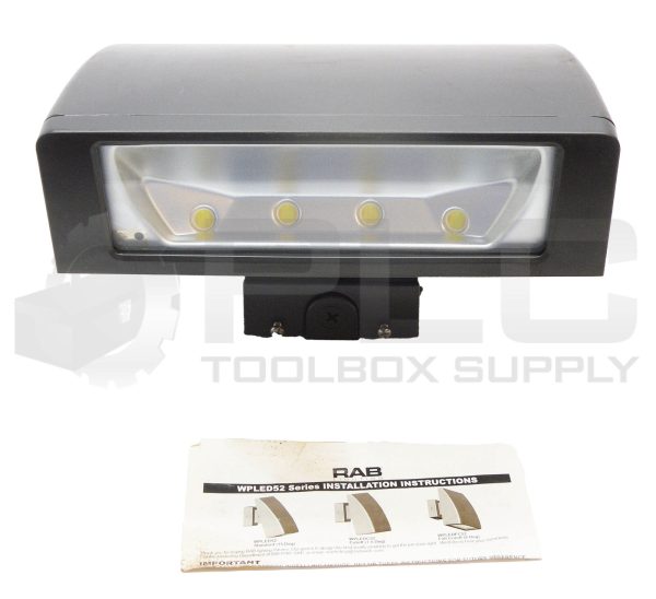 NEW RAB LIGHTING WPLED52 LED WALL PACK LIGHT FIXTURE 52W