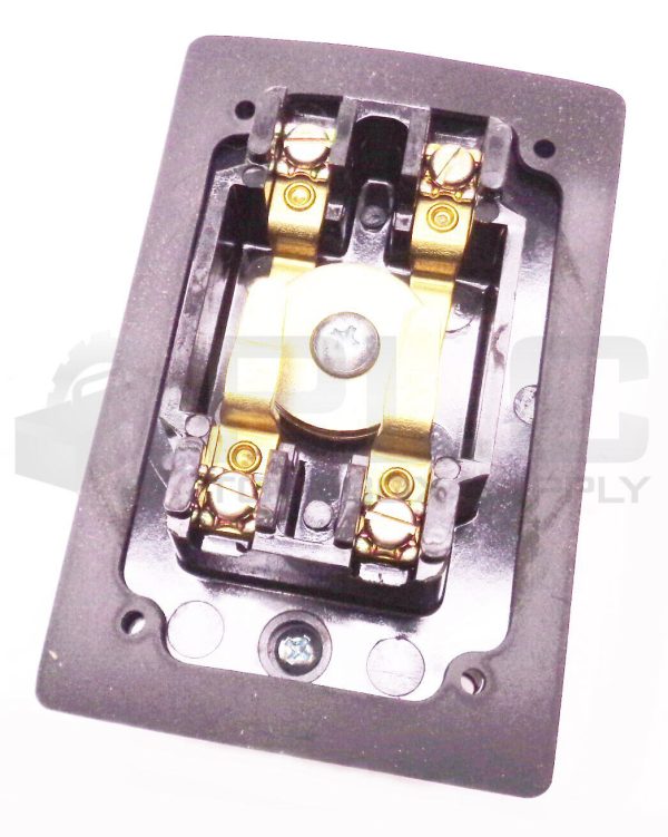 NEW REES 02911-001 MUSHROOM PLUNGER SWITCH 2-1/4" BLACK METAL A600 AC15 - Image 3