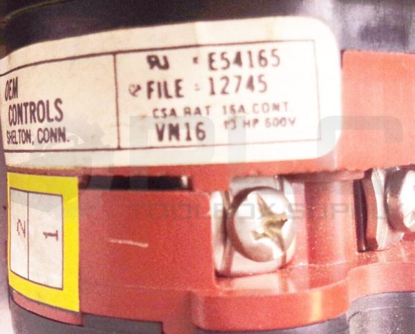 NEW REES 04910-000 ROTARY CONTACT SELECTOR 16A 13HP 600V - Image 5