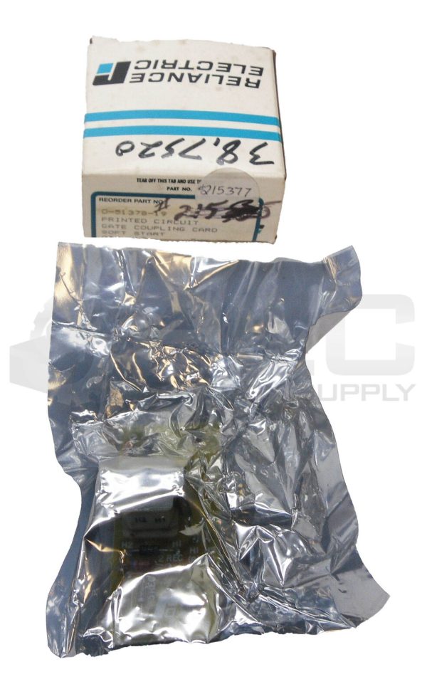 NEW RELIANCE ELECTRIC 0-51378-19 PRINTED CIRCUIT GATE COUPLING CARD