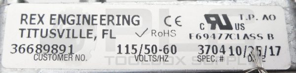 NEW REX ENGINEERING 36689891 AC GEAR MOTOR 115V 50/60HZ - Image 5