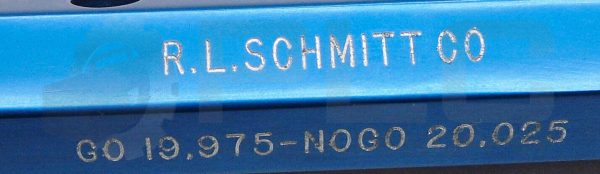NEW R.L SCHMIDT X 5236643 THREAD PLUG GAGE GO PD 19.975 NOGO PD 20.025 - Image 6