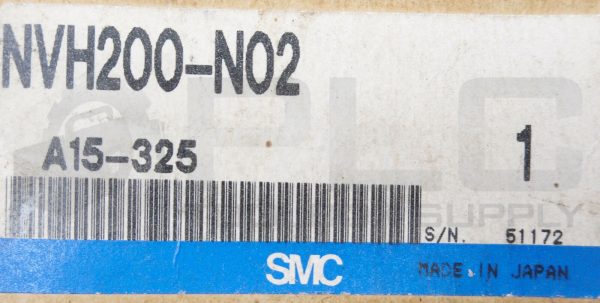 NEW SMC NVH200 HAND VALVE MAX PRESS. 1.0MPA 145PSI A15-325 NVH200-N02 - Image 6