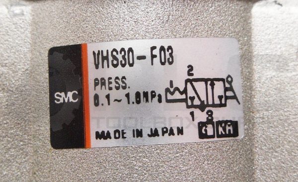 NEW SMC VHS30-F03 PNEUMATIC LOCKOUT VALVE 0.1-1.0MPA - Image 6