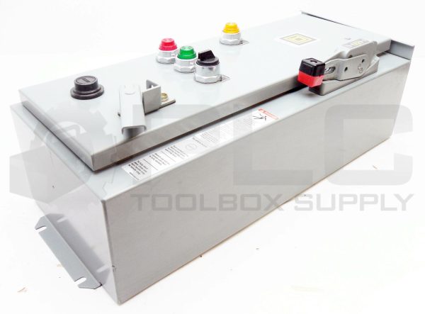 NEW SQUARE D 8538SBA43V81CFF4G26H /D BREAKER COMB MOTOR CONTROLLER W/ DISCONNECT - Image 4