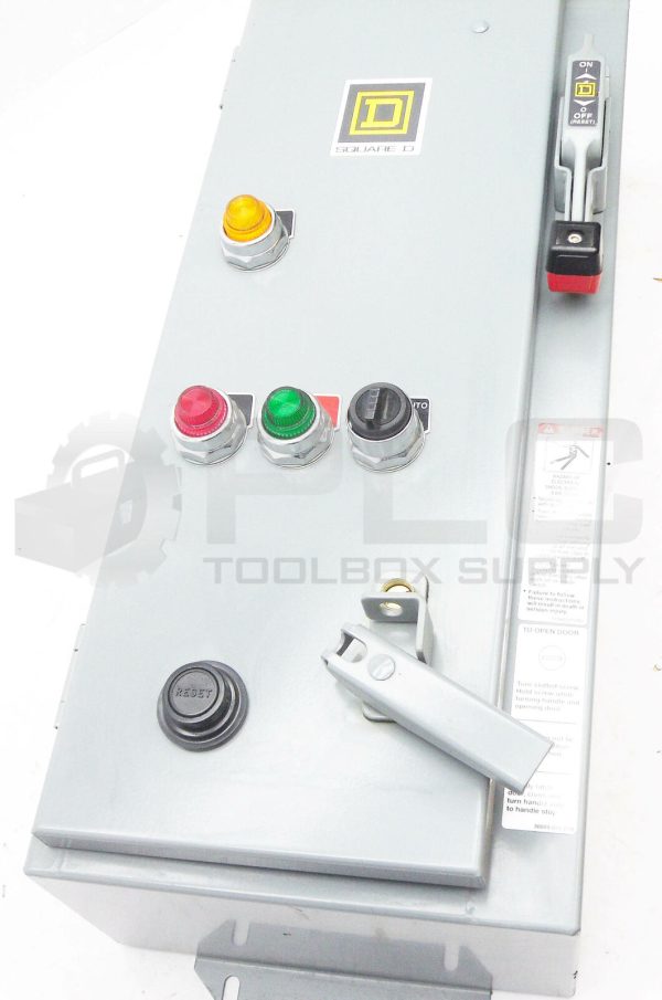 NEW SQUARE D 8538SBA43V81CFF4G26H /D BREAKER COMB MOTOR CONTROLLER W/ DISCONNECT - Image 2
