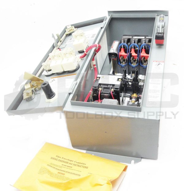 NEW SQUARE D 8538SBA43V81CFF4G26H /D BREAKER COMB MOTOR CONTROLLER W/ DISCONNECT - Image 8