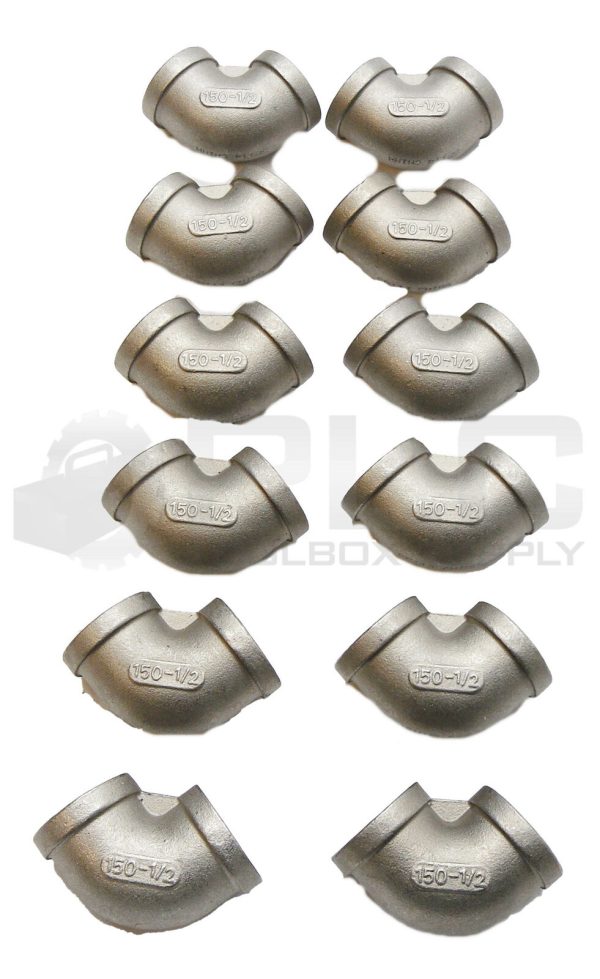 LOT OF 12 NEW 150-1/2 90° ELBOW FITTING 1-3/4" MB-316