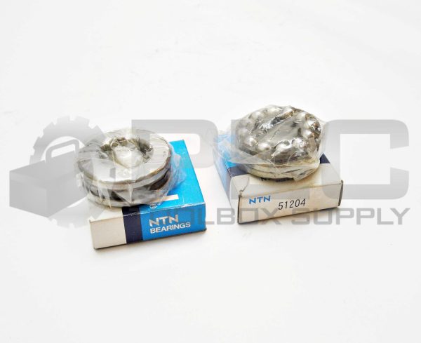 LOT OF 2 NEW NTN 51204 THRUST BALL BEARINGS