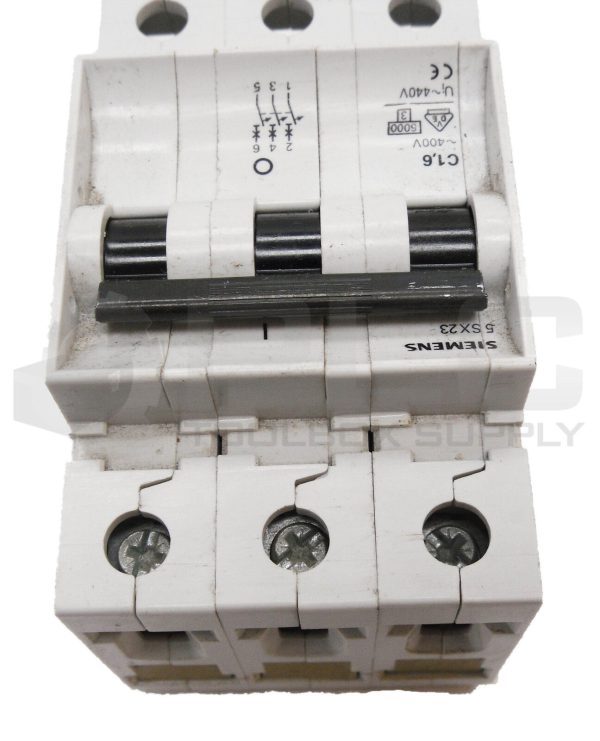 LOT OF 2 SIEMENS 5SX23C16 CIRCUIT BREAKER 400V 480VAC - Image 4