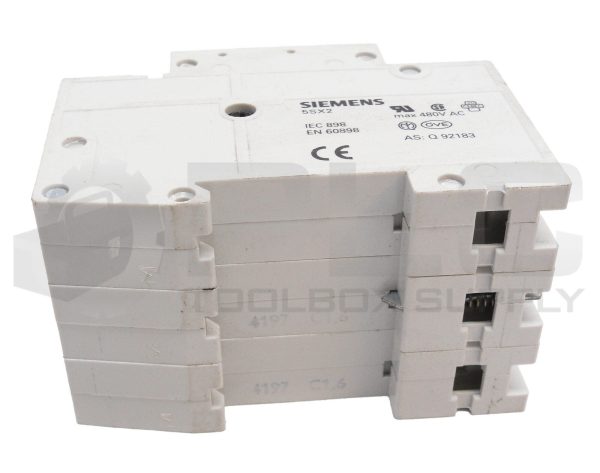 LOT OF 2 SIEMENS 5SX23C16 CIRCUIT BREAKER 400V 480VAC - Image 5