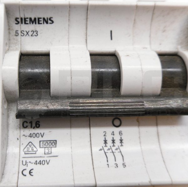 LOT OF 2 SIEMENS 5SX23C16 CIRCUIT BREAKER 400V 480VAC - Image 7