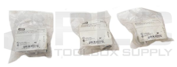 LOT OF 3 SEALED NEW HUBBELL SHC1022 CORD CONNECTORS 1/2" NPT .25-.38" DIA