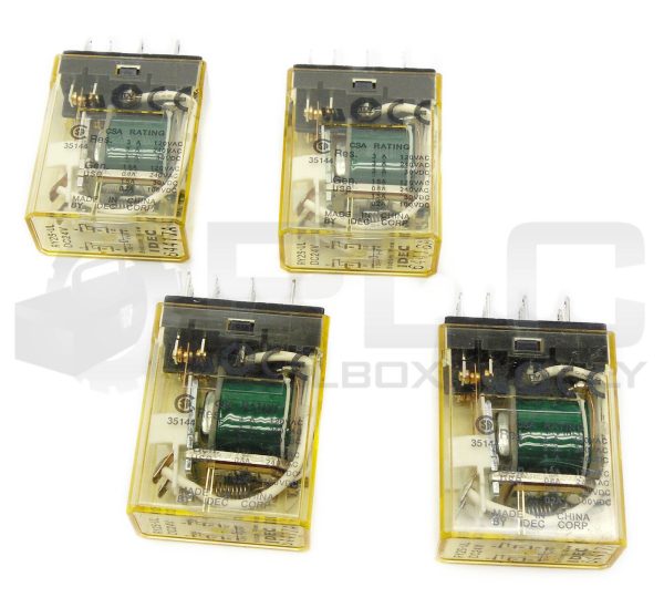 LOT OF 4 NEW IDEC RY2S-UL RELAY 24V