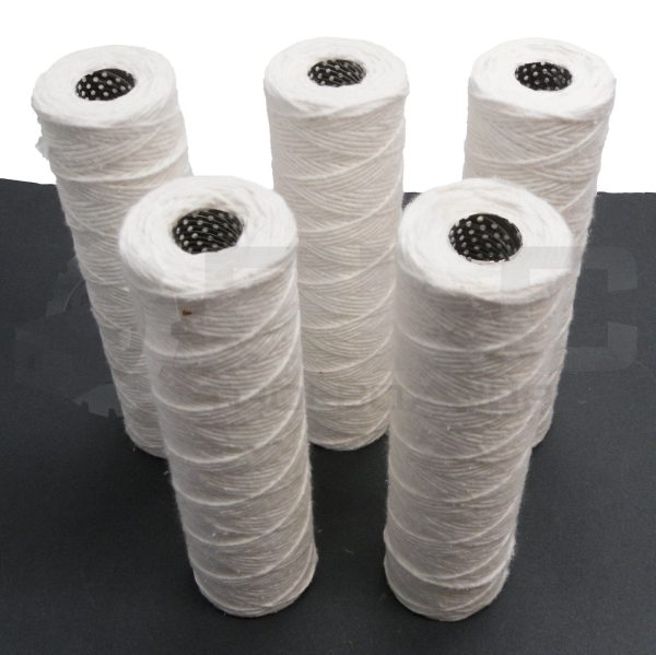 LOT OF 5 NEW 10" STRING AIR FILTERS