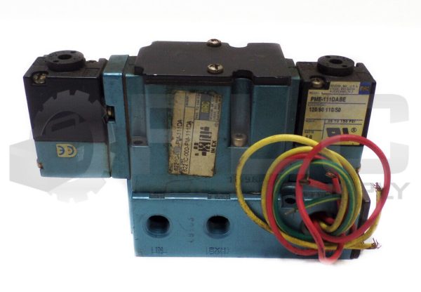 MAC 6221C-111-PM-111DA SOLENOID VALVE w/ MANIFOLD BASE