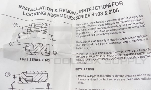NEW B-LOC CORP B103 LOCKING ASSEMBLY 2-15/16"OD 1-3/4"ID - Image 7