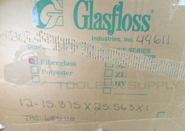 NEW BOX OF 12 GLASFLOSS 15.875X25.563X1 FIBERGLASS AIR FILTERS *READ* - Image 5