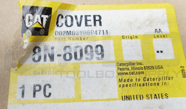 NEW CATERPILLAR 8N-8099 COVER AFTER COOLER - Image 7