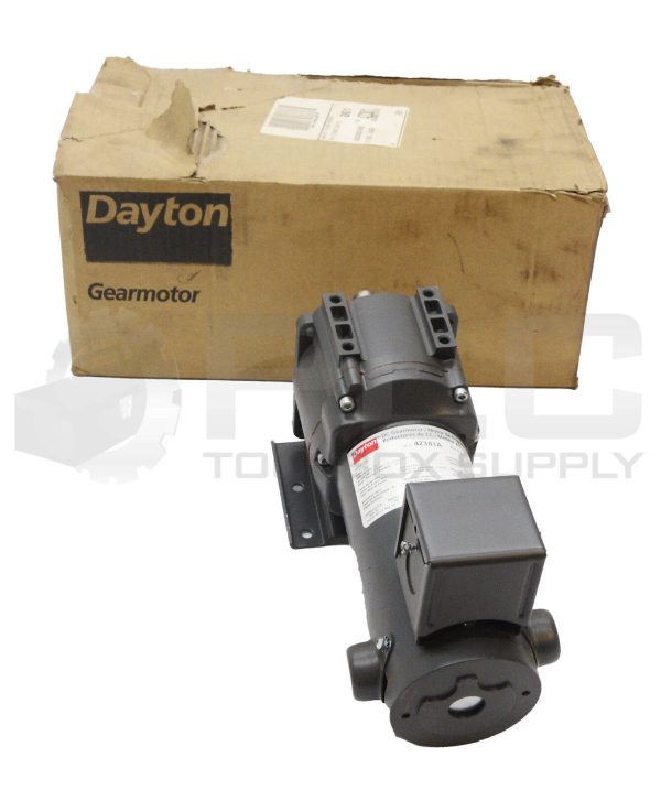 NEW DAYTON 4Z381A DC GEAR MOTOR 1/8HP 92RPM 90V 1.5A *READ*