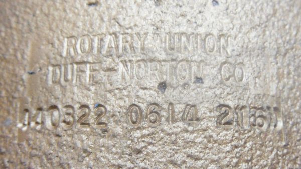 NEW DUFF NORTON 440322 0614 216 ROTARY UNION 1 1/4" 9000 LP4 13L68 - Image 9