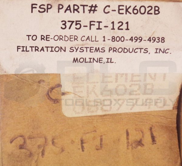 NEW FILTRATION SYSTEMS PRODUCTS C-EK602B FILTER ELEMENT KIT *READ* - Image 5