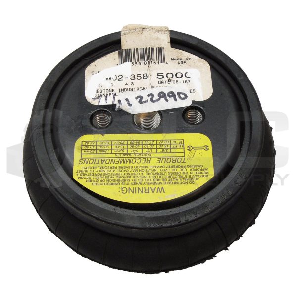 NEW FIRESTONE INDUSTRIAL W02-358-5000 AIR SPRING ACTUATOR/AIR BAG