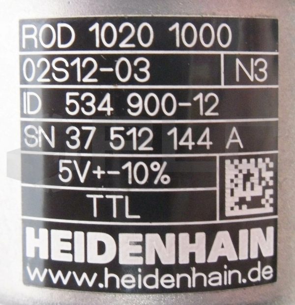 NEW HEIDENHAIN ROD 1020 1000 ROTARY ENCODER 02S12-03 5V +-10%  ROD10201000 - Image 5