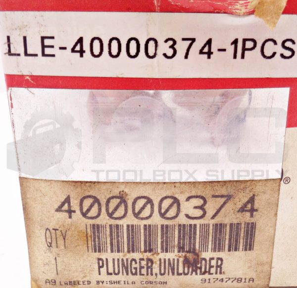 NEW INGERSOLL-RAND 40000374 PLUNGER UNLOADER - Image 5