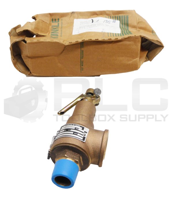 NEW KUNKLE 6283FEM01-KM SAFETY RELIEF VALVE 135PSI SIZE 1  *READ*