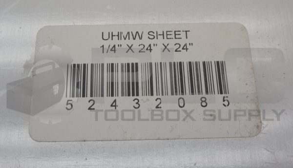NEW MSC 52432085 UHMW SHEETS WHITE 1/4"X24"X24" - Image 3