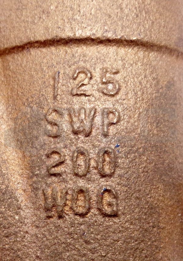 NEW NIBCO 125 SWP 200 WOG 1-1/4" CHECK VALVE - Image 5