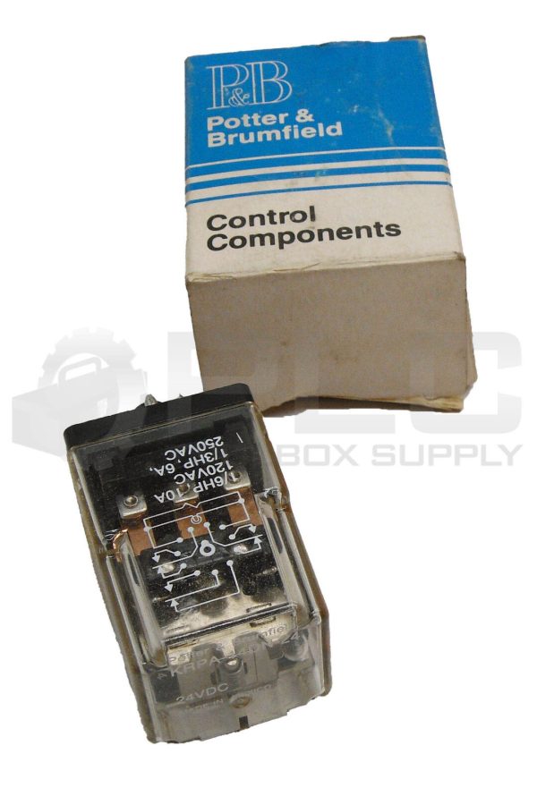 NEW POTTER & BRUMFIELD KRPA-14DN-24 RELAY 1/6HP 10A 120VAC 24VDC 3413