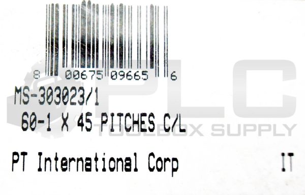 NEW PT INTERNATIONAL MS-303023/1 ROLLER CHAIN 60-1 X 45 PITCHES C/L - Image 4